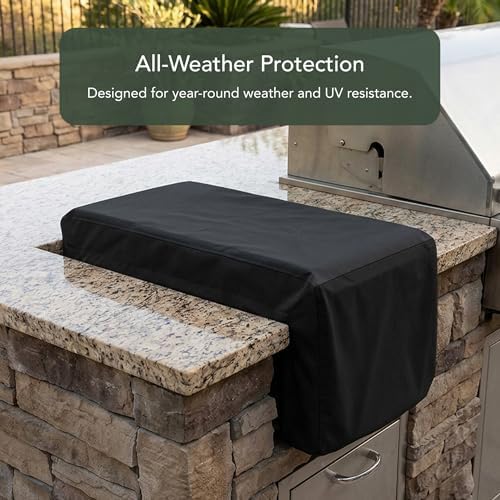 Covermates Classic Side Burner Cover - 13.5" Wx23 Dx12 H - Water Resistant - Image 3