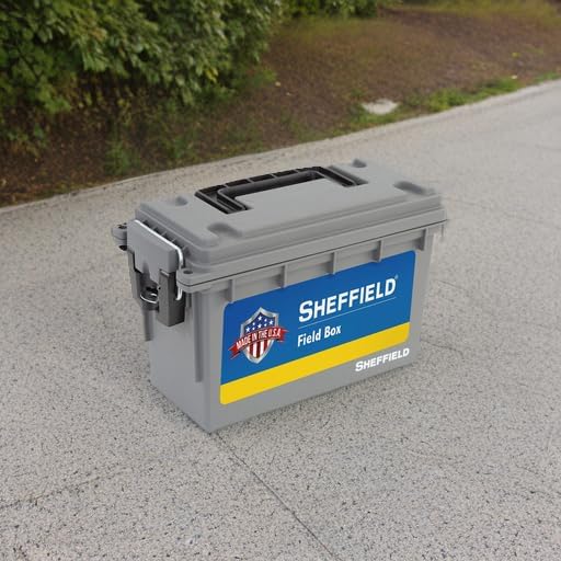 Sheffield 12628 Ammo Box Made in USA Stackable Lockable Ammo Storage Box - Image 5