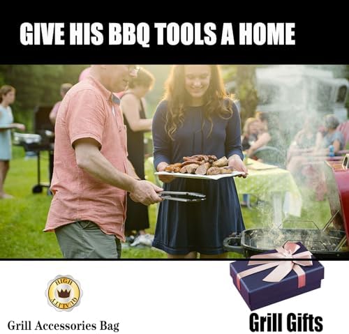 Grill Utensil Storage Bag for Outdoor Grilling, 19.6 x 6 x 6 in, Green - Image 6