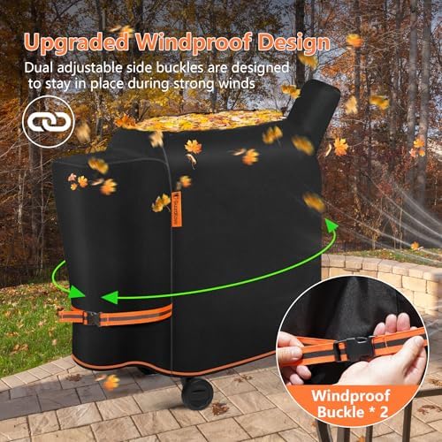 1000D Heavy Duty Grill Cover for Traeger Pro 22/575 Series BAC503 - Image 6