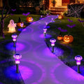 Priddop Solar Halloween Lights Outdoor Waterproof 8 Pack Halloween Decor by Priddop