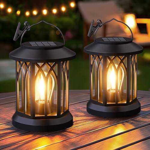 6-Pack Solar Lanterns Outdoor Waterproof: Hanging Lantern Decorative Accent - Image 7