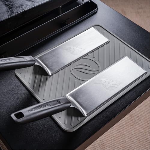 Blackstone 4222 Silicone Large Griddle Spatula Mat, Serving Spoon Drip Pad & Grill Utensil Holder for Kitchen, Stovetop, Cooking & Countertop-Heat Resistant, Non Slip, Heavy Duty (9.25" x 12.2") - Image 2