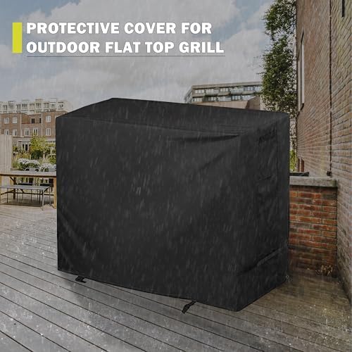 Grill Cover for Blackstone 2206 Original 28in Griddle, Flat Top Griddle Cover for Blackstone 28 Inch Grill with One Shelf - Image 6