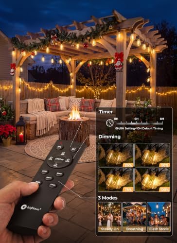 Brightown 52FT Solar String Lights Outdoor Waterproof, Last 30+ Hrs Runtime - Image 5