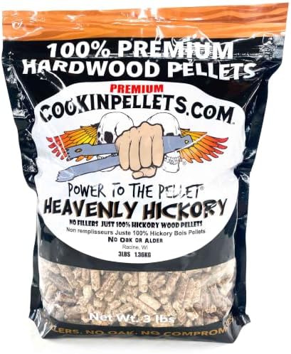 CookinPellets Premium Hickory Hardwood BBQ Smoking Pellets, 3 lb Bag by Unknown