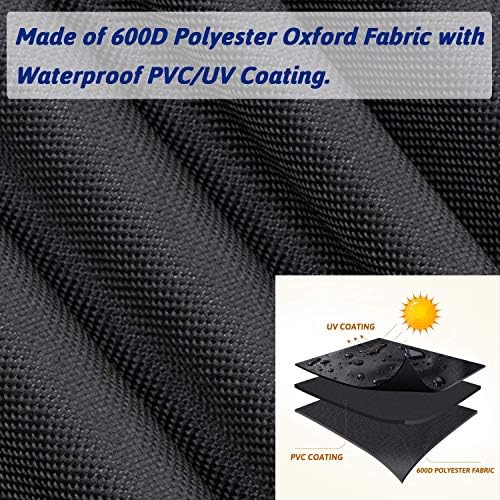 Utheer 7113 Grill Cover for Weber Q1200 Q100 Q1000 Q2000 Q2200 Series - Image 4