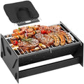 12" Foldable Portable Camping Charcoal Grill by Kendane