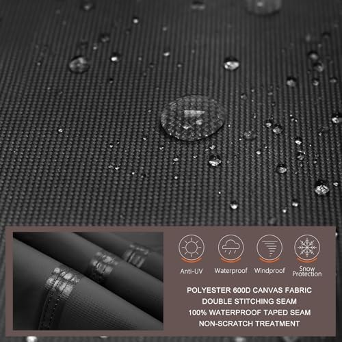 ULTCOVER Waterproof Clear Top Outdoor Umbrella Cover - Image 6