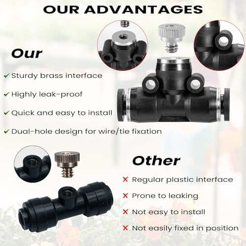 48 Pcs Misting Nozzles Kit,0.012 Orifice (0.3 mm) Mister Nozzles - Image 3