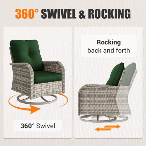 Outdoor Patio Furniture Set PE Wicker Rattan Outdoor Sectional Sofa - Image 6