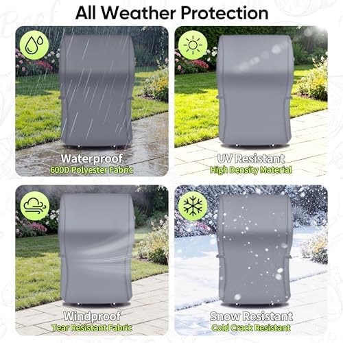 NEXCOVER Heavy Duty BBQ Grill Cover - 30 Inch, Waterproof, Fade Resistant, Rip Resistant for Weber, Brinkmann, Char Broil, Holland, Jenn Air - Image 5