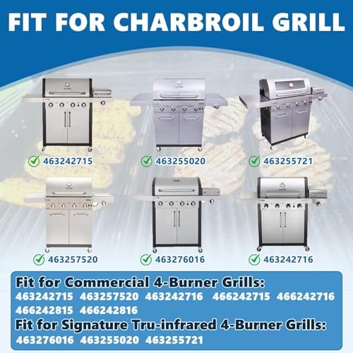 SafBbcue 463242716 Grill Grates Infrared Emitter Replacement Parts G533-2200-W1 G533-0009-W1 for Charbroil Infrared 4 Burner Grill Parts 463242715 463276016 466242715 466242815 463257520 463255721 - Image 3