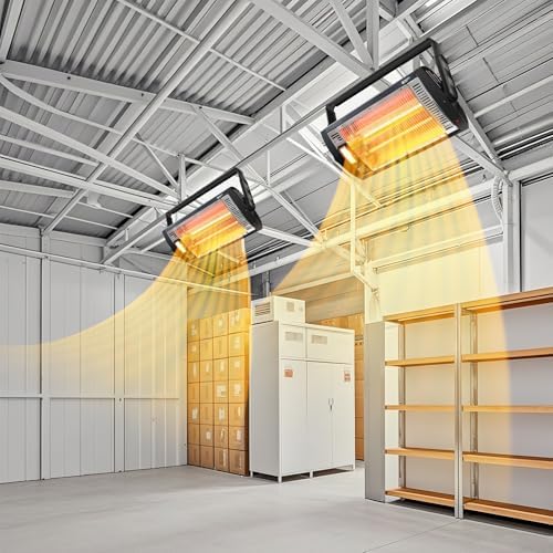 BEYOND HEAT Electric Garage Heater 120V, 1500W Radiant Space Heater, 1-Pack - Image 7