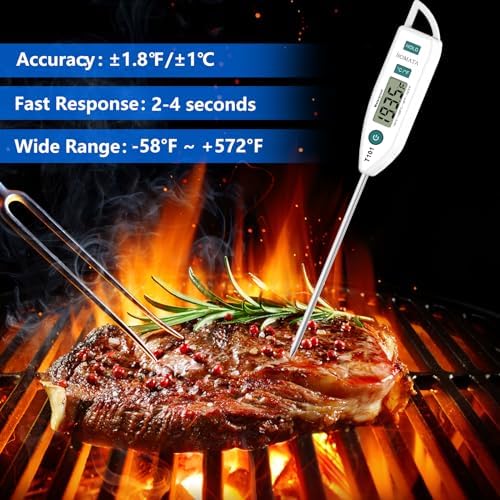 BOMATA Digital Water Thermometer for Liquid, Meat, Cooking, IPX7 Waterproof - Image 3
