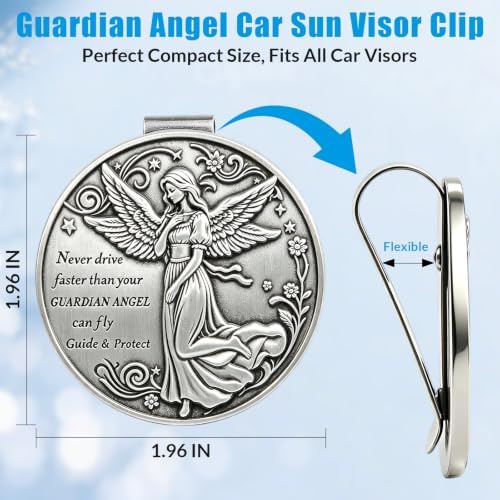 Guardian Angel Visor Clip, Car Accessory Safe Driving Gift 1PCS - Image 4