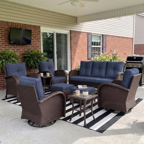 LayinSun 9 Pieces Outdoor Patio Furniture Set by LayinSun