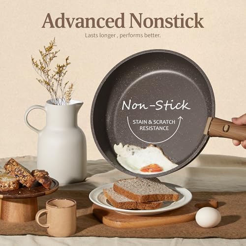 CAROTE 21pcs Pots and Pans Set Non Stick, Detachable Handle Cookware - Image 3