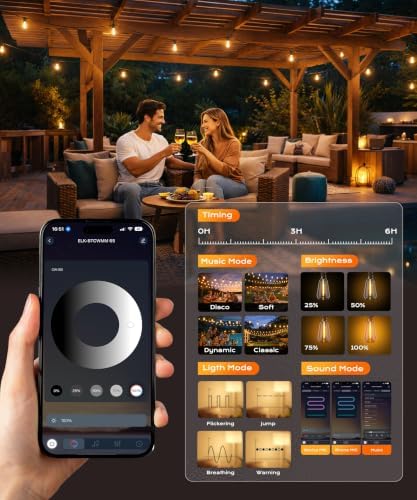 Outdoor String Lights, 150 FT Patio Lights for Outside - Image 3
