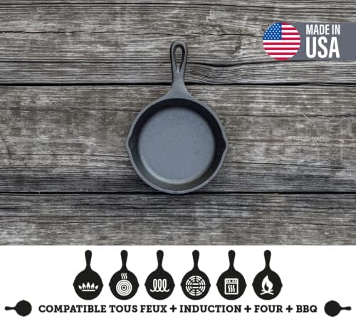 SKILLET CAST IRN BLK 5"D - Image 3
