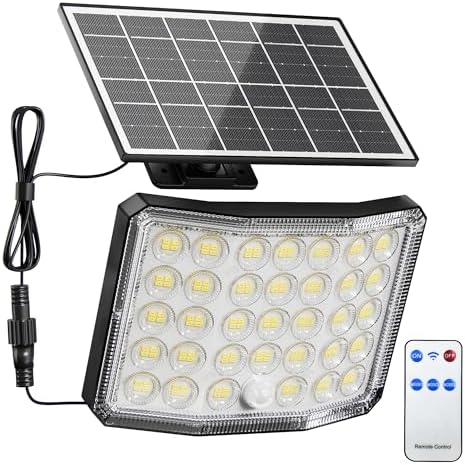 Solar Lights Outdoor, Solar Dusk to Dawn Light 3000 Capacity,1-Pack by ONLYWIN