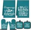 Sratte 6 Pcs Kitchen Decor Accessories Set, Kitchen, Teal by Sratte