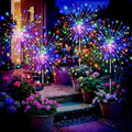 btfarm 4 Pack Solar Garden Lights Outdoor, 8 Modes Firework Lights Outside by btfarmdecorativelighting