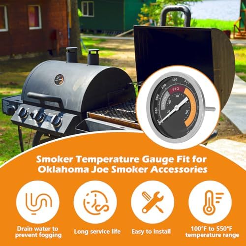 3695528R06 Grill Thermometer Fit for Oklahoma Joe's Smoker - Image 4