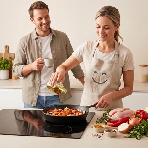 Jeffbaubl 3 Pcs Cast Iron Skillet, Frying Pan Set, 6, 8, 10 Inch - Image 6