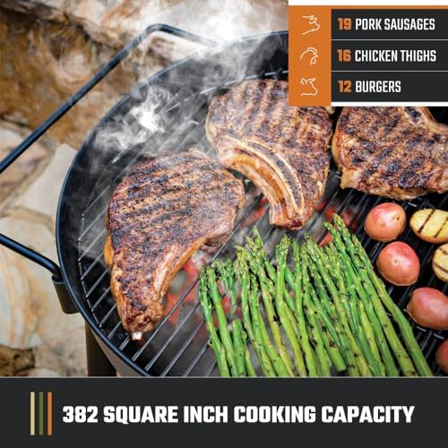 Oklahoma Joe's Blackjack 21.5 in. Heavy-Duty Kettle Charcoal Grill with 382 sq. in. Cooking Area, Black - Image 3