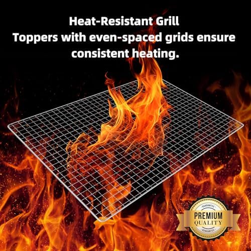 OSVINO 12 Pack Disposable Grill Topper, Heavy Duty Mesh Grate for BBQ - Image 4