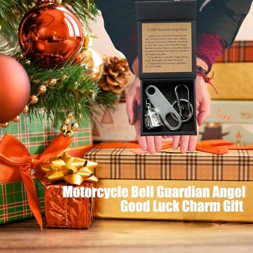 Motorcycle Bell Guardian Angel Gremlin Lucky Charm Gift For Riders - Image 4