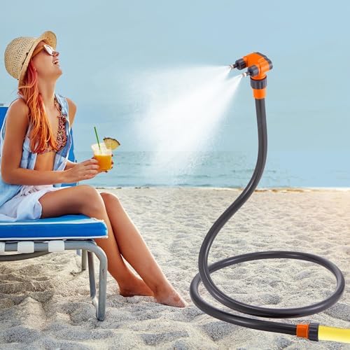Portable Adjustable Water Standing Misters for Outside Patio by TOHONGADON
