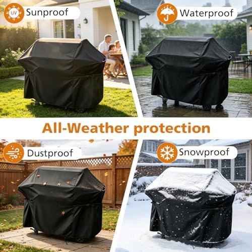 65x30 Grill Cover for Expert Grill 3 Burner Gas & Charcoal Combo BBQ Grill - Image 5
