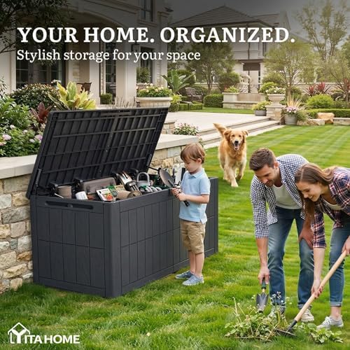 YITAHOME 134 Gallon Large Deck Box - Image 4