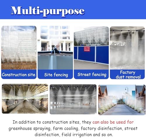 Adjustable Cooling Misting System for Gardens & Patios | Leakproof Connections & Custom Length Irrigation Kits (75m/246ft) - Perfect for Outdoor Spaces! - Image 6