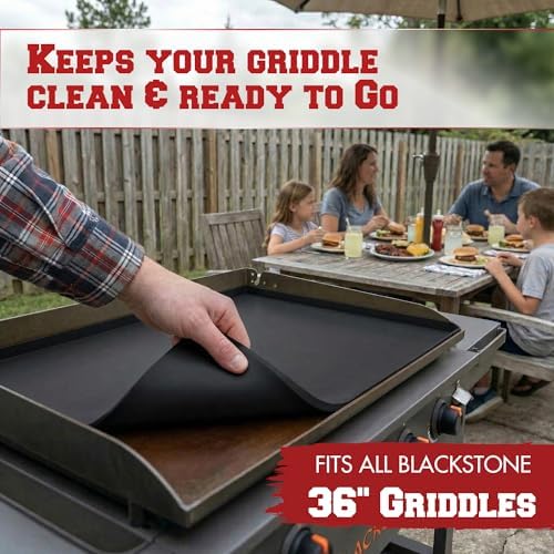 KITCHEN PERFECTION Silicone Griddle Mat Cover for Blackstone Grill 36 Inch - Image 2