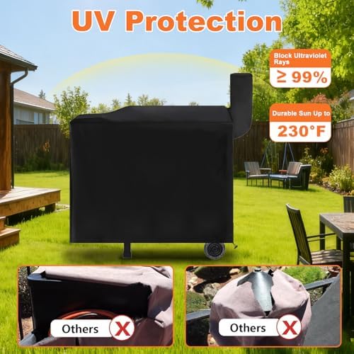 Grill Cover for Z Grill 700 Serial Wood Pellet Grills, ZPG-450A &550B Grill - Image 5
