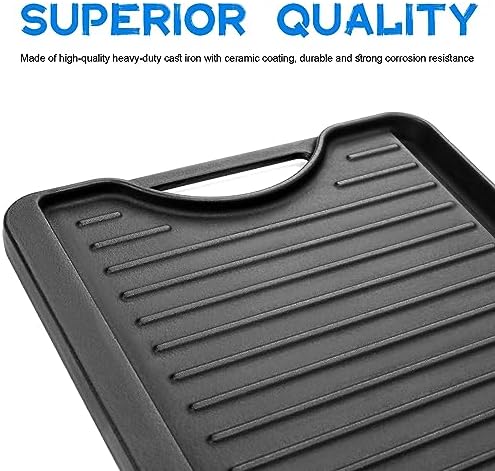 GGC Cast Iron Reversible Griddle - Image 4
