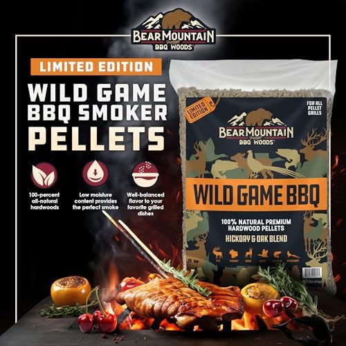 Bear Mountain Wild Game BBQ Wood Pellets for Smoker, Grill, 20lb Bag - Image 2