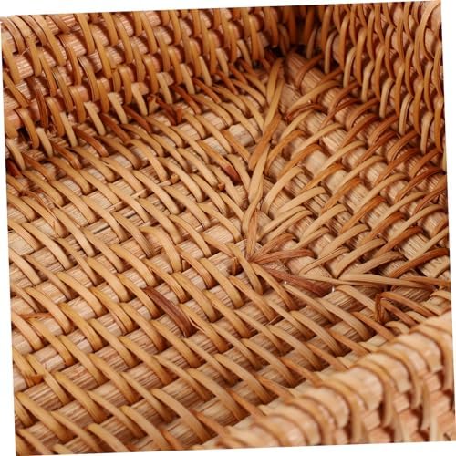 Small Oval Rattan Basket for Bread Fruit and Snack Serving - Image 5