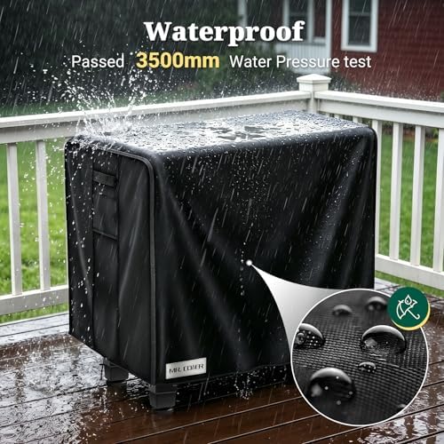 MR. COVER Outdoor Prep Table Cover, Compatible with 36 inch Keter Unity Small Portable Table, 600D Heavy Duty Waterproof for Grill Dining Kitchen Island Cart Protective, Outdoor Storage Cabinet Cover - Image 4