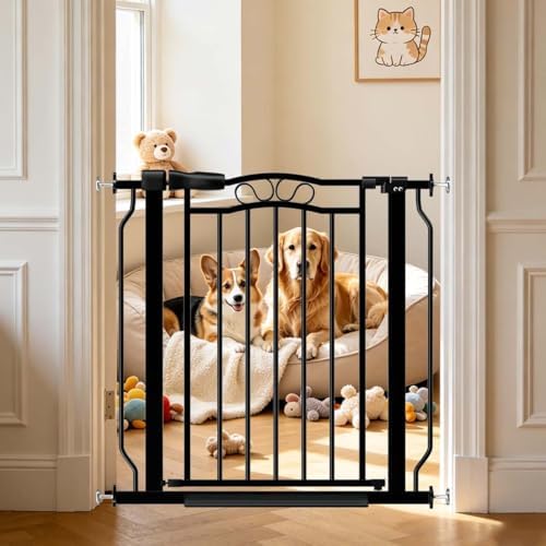Fairy Baby 29.5"-33.5" Wide Baby Gate for Doorway Dog Gate Pressure Mounted by FairyBaby