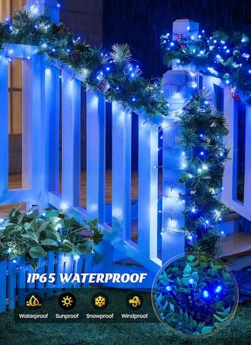 Brightown 2 Pack Solar String Lights Outdoor Waterproof, 80 FT 200 LED - Image 4