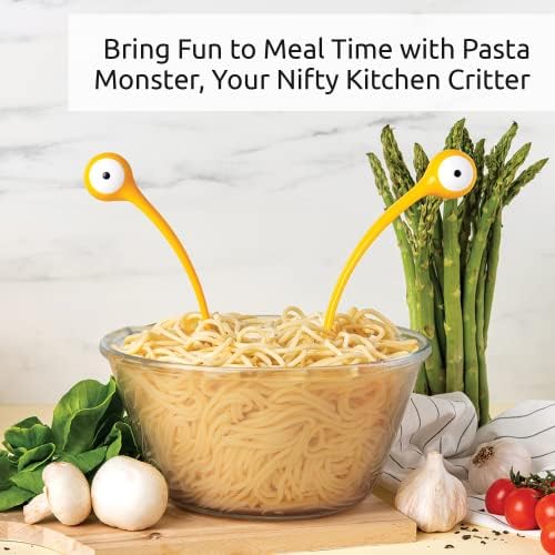 OTOTO Pasta Monsters and Salad Servers - BPA-Free Fun Kitchen Gadgets - 100% Food Safe Salad Spoon and Fork Set - Pasta and Salad Server - 11.93x 3.39 x 2.24 inch - Image 5