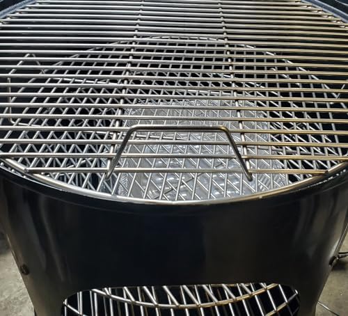 Hunsaker 22.5" WSM Adjustable Grate System - Expand with Up to 5 Grates. Heavy-Duty for Lasting Durability, Boosted Cooking Area for Weber Smokey Mountain Enthusiasts. Great WSM Add-on! - Image 3