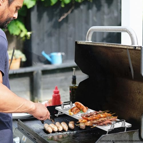 Adjustable Griddle Warming Rack for Flat Top Griddle, Stainless Steel - Image 6