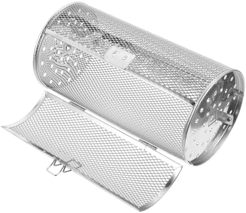 Rotating Grill Basket Stainless Steel for Oven Roasting and Baking by StylishBagToCreateYourStyle