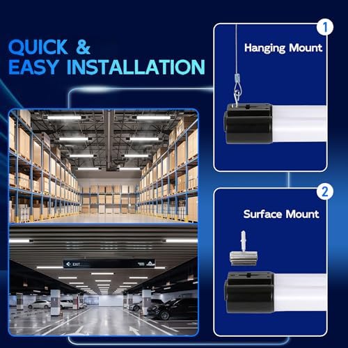 hykolity 4FT LED Shop Light,4400LM,42W [250W Equivalent], 5000K Daylight - Image 3