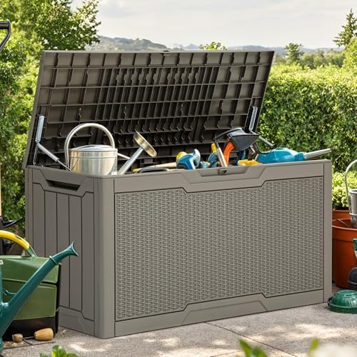 YITAHOME 80 Gallon Resin Deck Box by YITAHOME